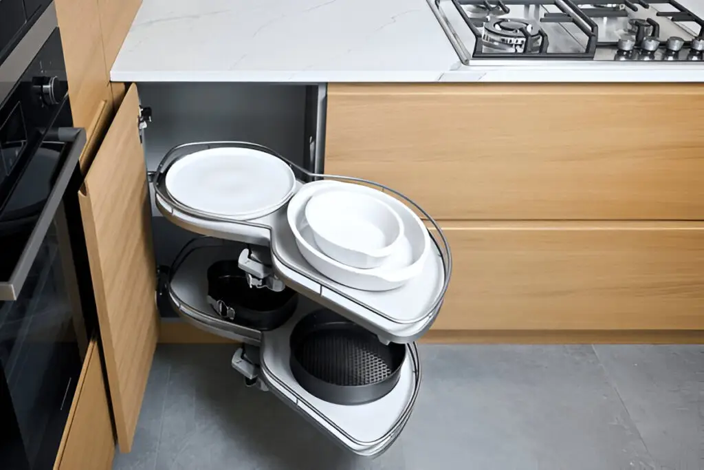 15 Genius Kitchen Cabinet Storage Hacks You’ll Wish You Knew Sooner 13 Corner storage