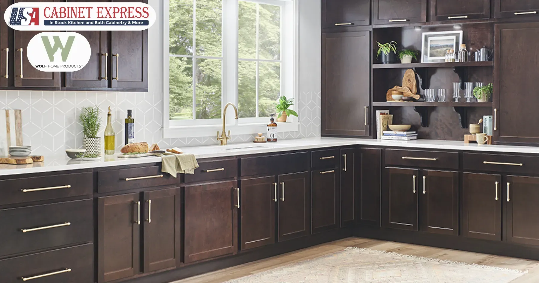 Kitchen Cabinet Door Styles 2025: Complete guide to 15 popular options 13 Glass-front-cabinet-doors-Strategic-accent-placement