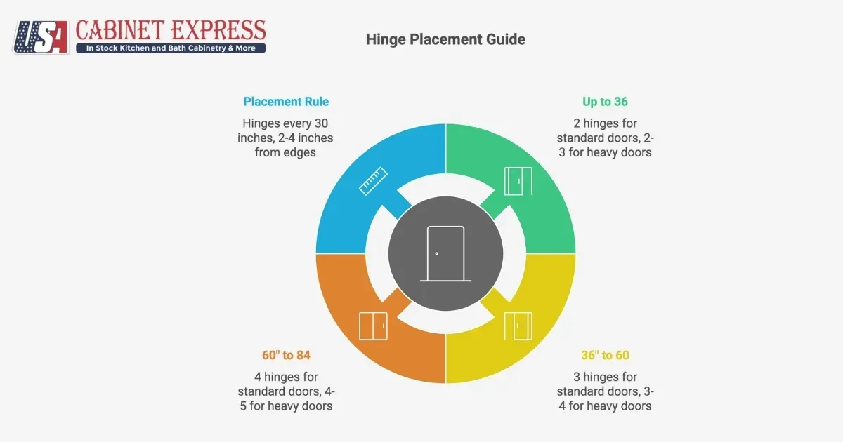 How to Choose Kitchen Cabinet Door Opening Mechanisms: A Complete Checklist 10 Hinge-placement-Guide