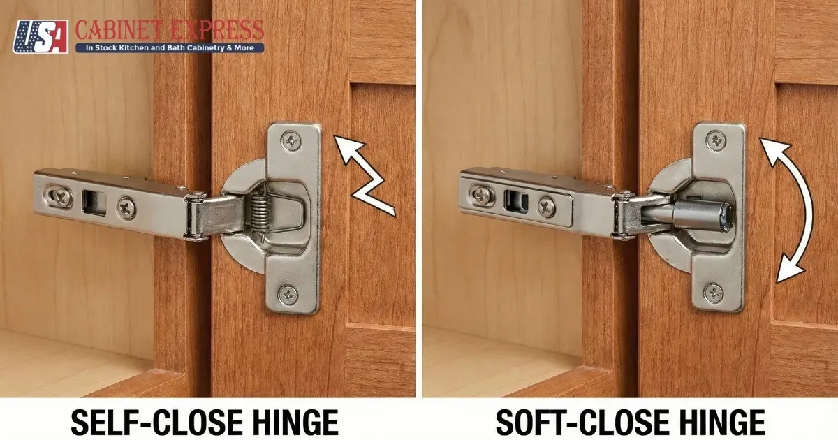 How to Choose Kitchen Cabinet Door Opening Mechanisms: A Complete Checklist 2 SELFCLOSEHINGSOFTCLOSEHINGE