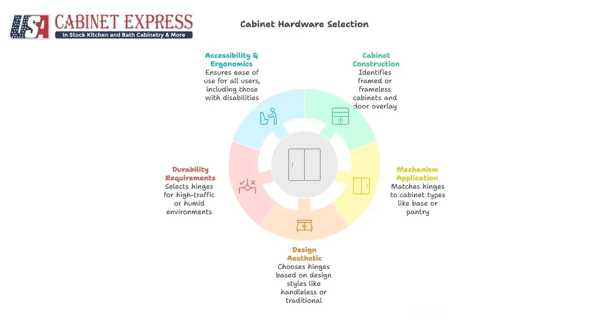 How to Choose Kitchen Cabinet Door Opening Mechanisms: A Complete Checklist 6 The-Complete-Cabinet-Door-Opening-Mechanism-Checklist---visual-selection