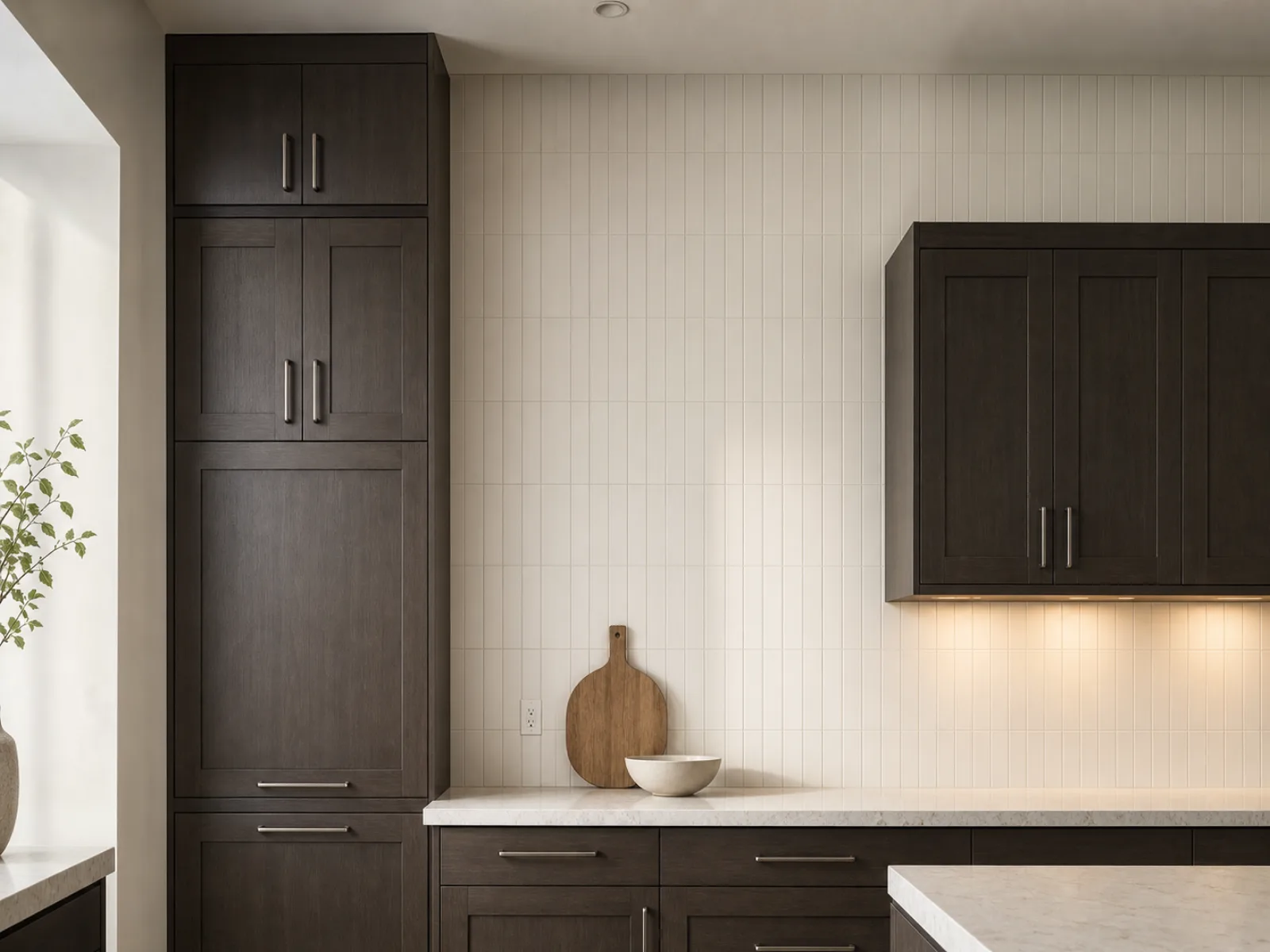 vertical-stack-tile-backsplash-dark-cabinets