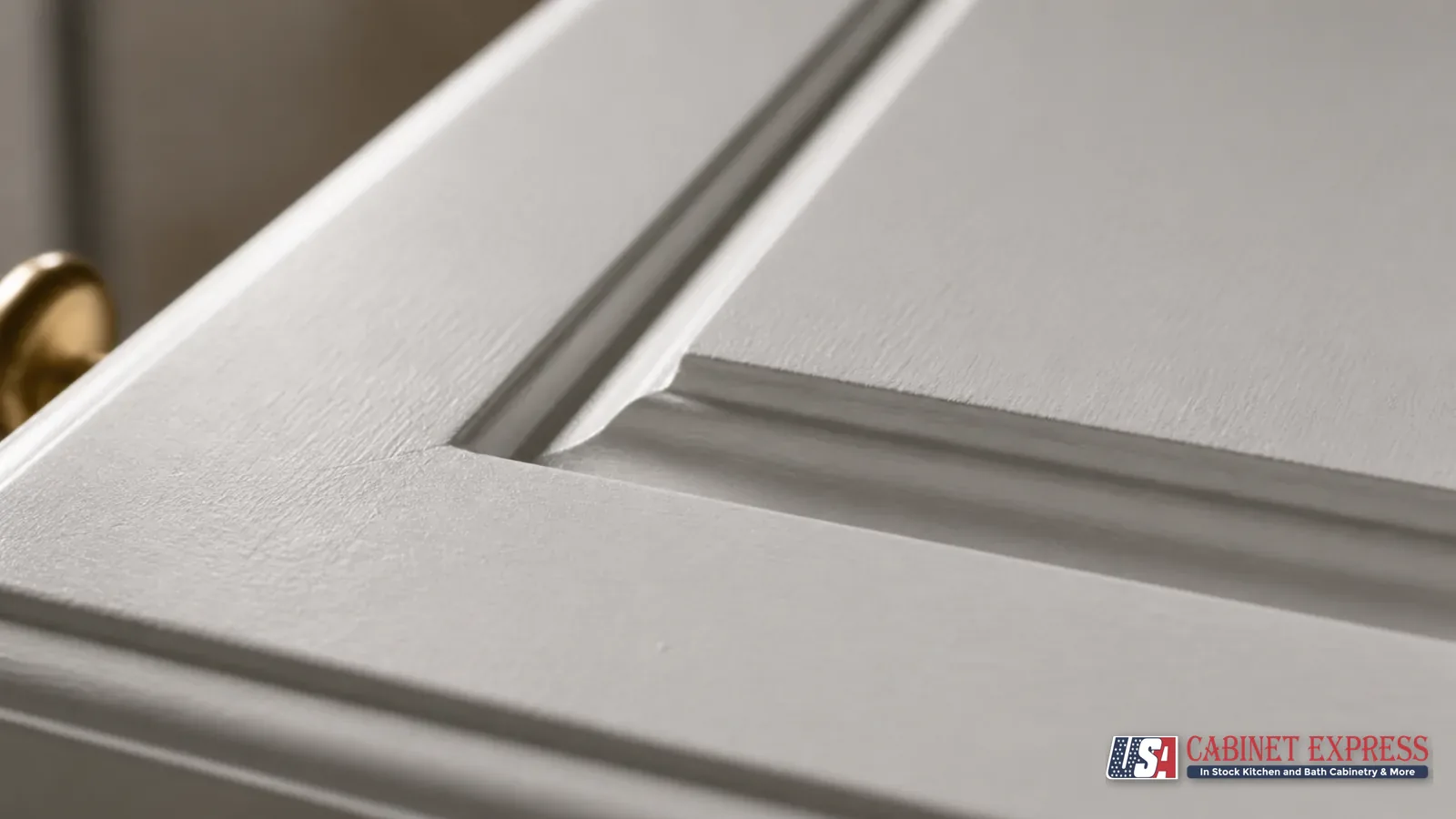 Are Raised Panel Cabinets Outdated? A Designer's 2026 Answer 6 Close-up of a painted raised panel cabinet door showing the raised centre panel and edge profile